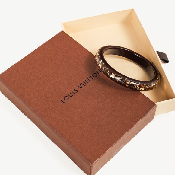 Louis Vuitton Resin Narrow Inclusion Bangle - Picture 1 of 4